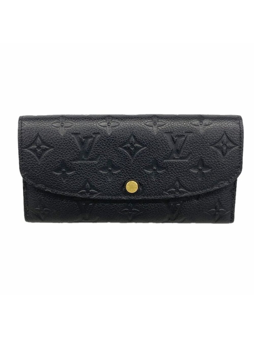 Louis Vuitton Wallet Monogram Empreinte Portefeuille Emily Noir